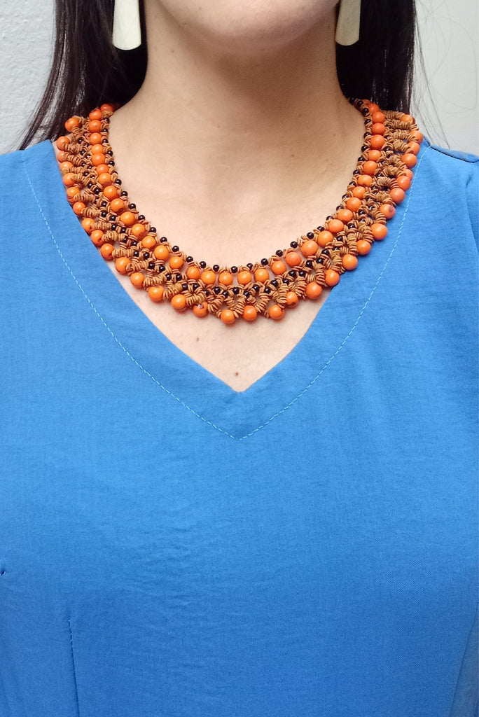 Açaí and Morototó Seed Necklace - Imaterial-BR Connection Limited