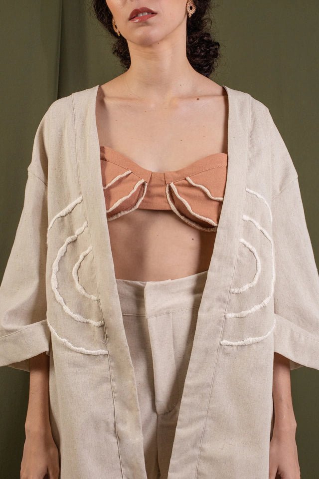 Aluá Linen Ruffle Top - Açude-BR Connection Limited