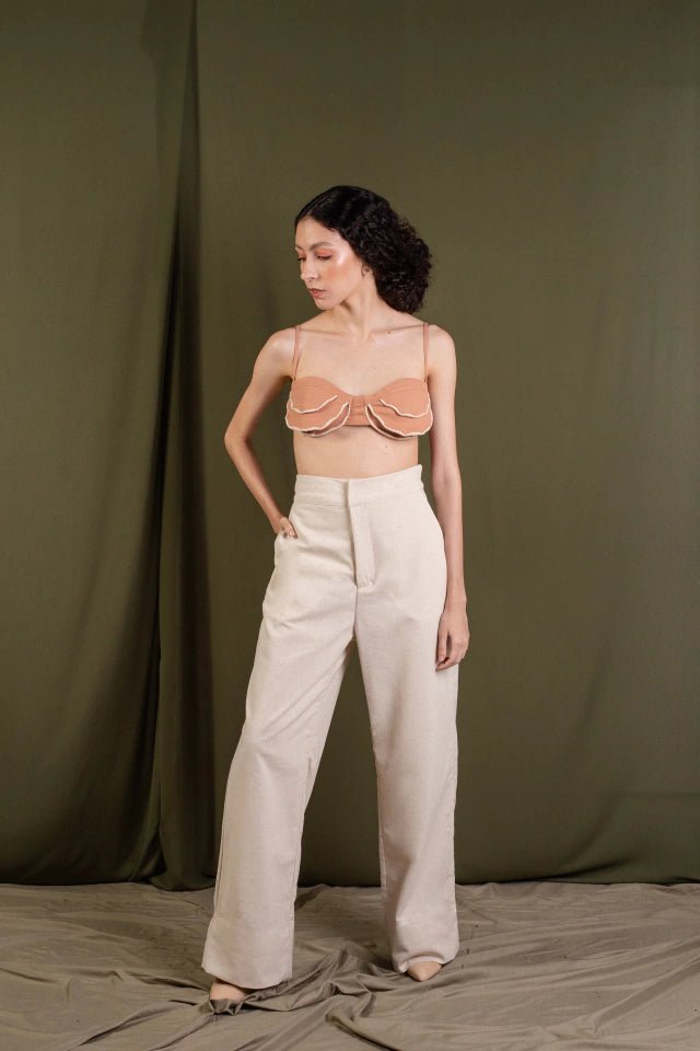 Aluá Linen Ruffle Top - Açude-BR Connection Limited