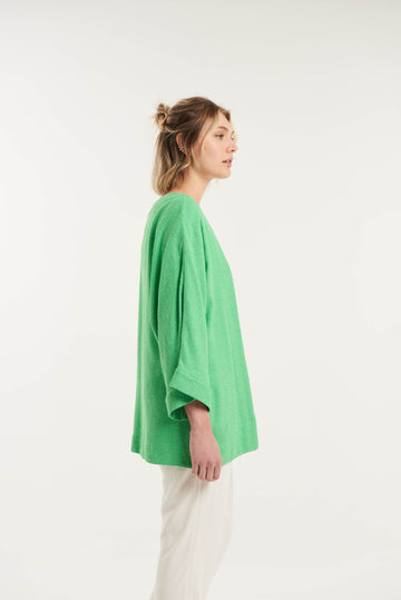 Baleares Textured Viscose Kimono - MyBasic-BR Connection Limited