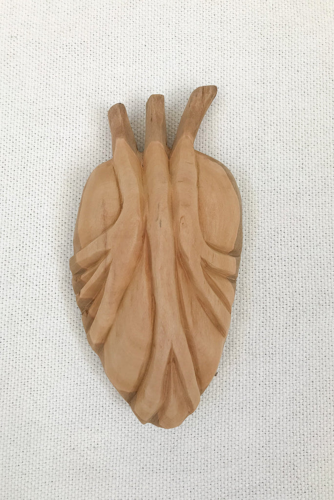 Ex-Voto Heart Offering Wooden Sculpture - Imaterial-BR Connection Limited