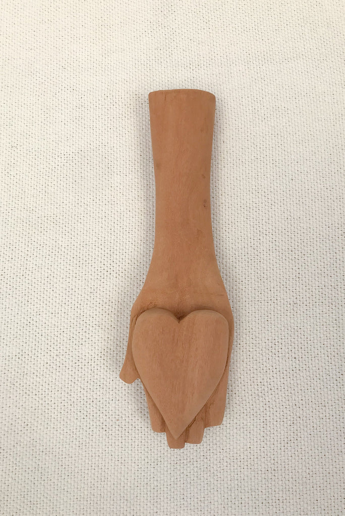 Ex-Voto Heart Offering Wooden Sculpture - Imaterial-BR Connection Limited