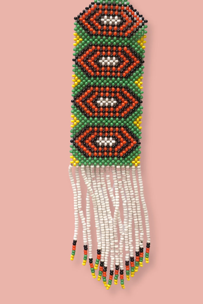 Indigenous Strip Bead Earrings - Waurá - Imaterial-BR Connection Limited