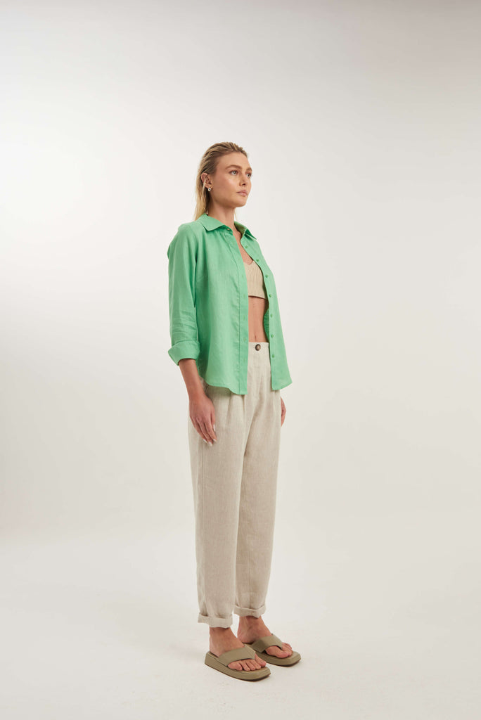 Lapônia Linen Summer Shirt - MyBasic-BR Connection Limited